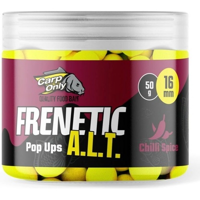 Carp Only Plávajúce Boilies Frenetic A.L.T. Hi-Visual Pop Ups 16 mm 50 g - Chilli Spice