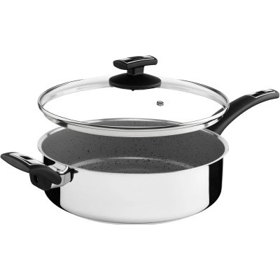 KOLIMAX Pánev CERAMMAX PRO STANDARD s rukojetí s poklicí 26 cm 3.9 l šedý GRANIT