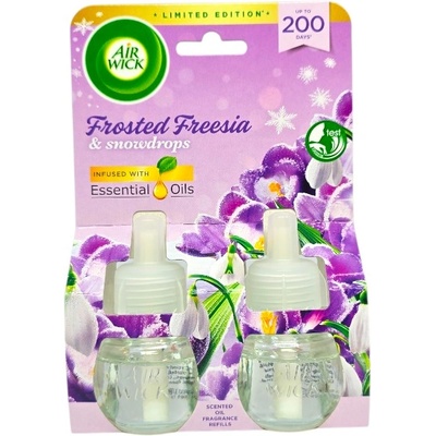Air Wick електрически ароматизатор, Пълнител, 2х19мл, Frosted Freesia