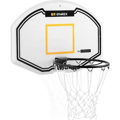 Gymrex Баскетболен кош - 91 x 61 см - диаметър на обръча 42, 5 см (GR-MG41)