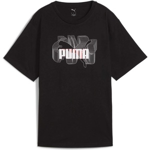 PUMA Тениска GRAPHICS Stacked No. 1 Logo Tee