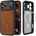 Spigen Ultra Hybrid MagSafe калъф за iPhone 17 Pro Max - черен и оранжев (8800283316148)