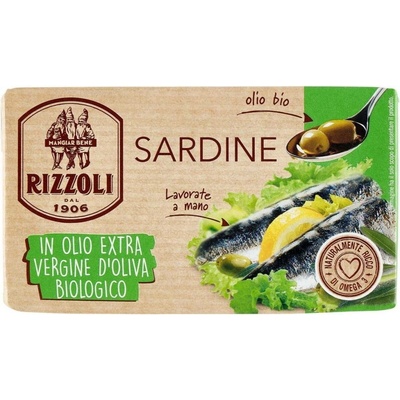 Rizzoli sardinky v extra panenském olivovém oleji 120g