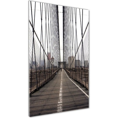 Vertikálny foto obraz sklenený Brooklynský most 50x100 cm
