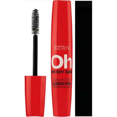 Gabriella Salvete Oh My Gab! Oh Length objemová riasenka v extra čiernej Black 14 ml