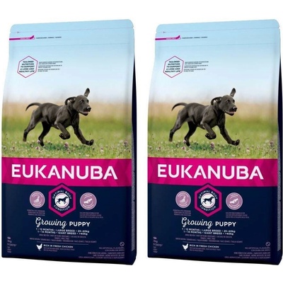 Eukanuba Puppy Large Breed chicken 2 x 15 kg