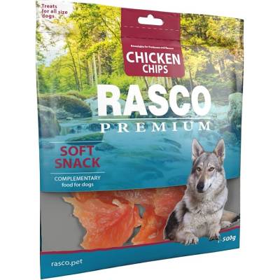 RASCO PREMIUM Pochúťka pre psov kuracie plátky 500 g