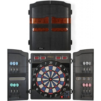 Physionics 74211 Elektronický terč s dvířky pro 16 hráčů + 12 šipek