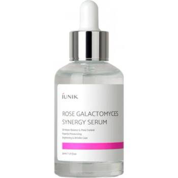 IUNIK Rose Galactomyces Synergy Serum, серум за лице с розова вода и галактомисис (8809429957184)