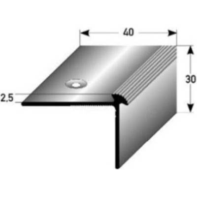 Auer Matellprofile 30 x 40 x 2,5 mm Aluminium elox., vrtaná 270cm