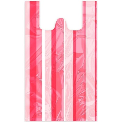 Wimex 68410 - HDPE taška 30+14 × 50 cm, 10 kg, pruhovaná - 100 ks