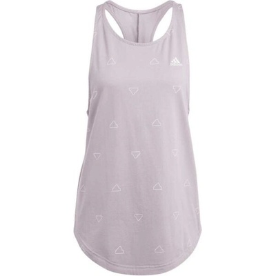 adidas ESSENTIALS MONOGRAM GRAPHIC TANK TOP tílko fialová – Zboží Dáma