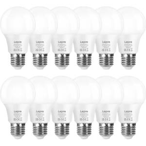 Lepro 100089-WW-EU-12 LED крушка, E27, A60, 8.5W, 806 lm, 2700K, 12 броя (100089-WW-EU-12)