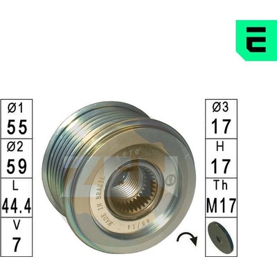 Voľnobeżka alternátora ERA ZN5610