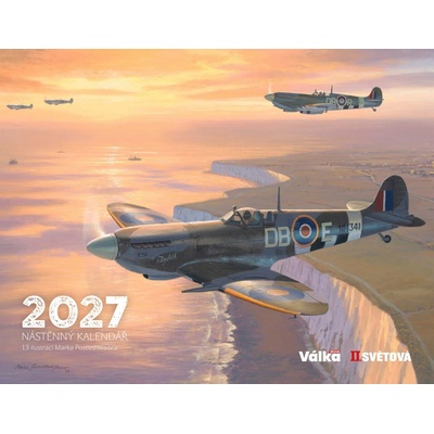 Nástěnný Vojenské letouny 2. světové války Vojenské letouny druhé světové války v ilustracích Marka Postlethwaitea 2027