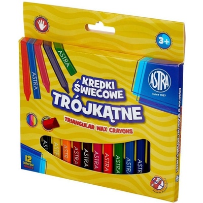 Astra voskové farbičky Trojhranné 12ks 316118001