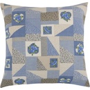 Bellatex Ema patchwork modrý 45 x 45 cm
