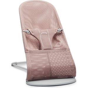BabyBjörn Бебешки шезлонг BabyBjorn - Bliss, Mesh, Dusty Pink (1814-006108A) - ozone