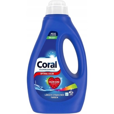 Coral Optimal Color prací gél na farebnú bielizeň 1,2 l