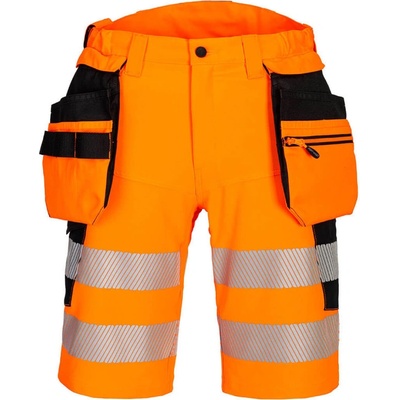 PortWest Kraťasy DX446 Hi-Vis Holster do pasu reflexní Oranžovo-černá
