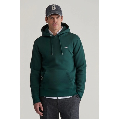 GANT REG SHIELD hoodie zelená