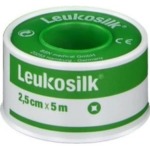 LEUKOSILK náplasť na cievke 2,5 cm x 5 m 1 ks