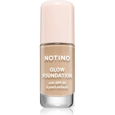 Notino Foundation Glow foundation with SPF 50 & plant extracts озаряващ фон дьо тен SPF 50 01 Light Medium Neutral 30ml