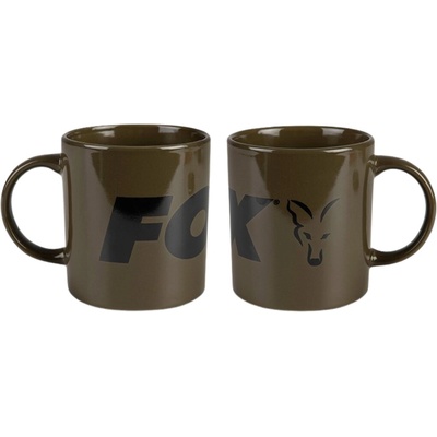 Fox Hrnček Collection Ceramic Mug Green Black 350 ml
