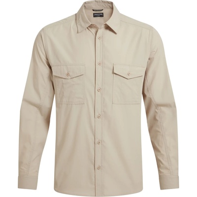 Craghoppers Мъжка риза с копчета Craghoppers Kiwi II Long Sleeved Shirt - Oatmeal - размер 4XL (033-2847-0217)