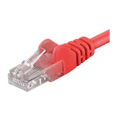 PremiumCord sp6utp002R Patch, UTP, RJ45-RJ45, CAT6, 0,25m, červen
