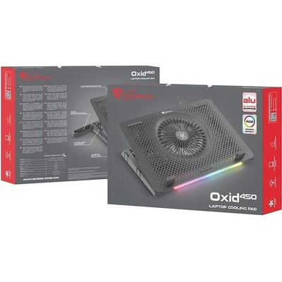 Genesis OXID 450, RGB, do 15.6", hliníkové tělo – Zboží Živě