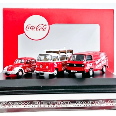 OXFORD VW Coca Cola set 1:76