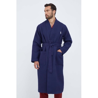 Ralph Lauren Памучен халат Polo Ralph Lauren в тъмносиньо (714910651)