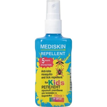 Mediskin репелент против ухапване от комари и кърлежи, За деца, 100мл