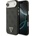 GUESS PU Leather 4G Strass Triangle Logo Gold Frame MagSafe Задна Корица за iPhone Air Black Guess | Cheren | МЪЖЕ | UNI