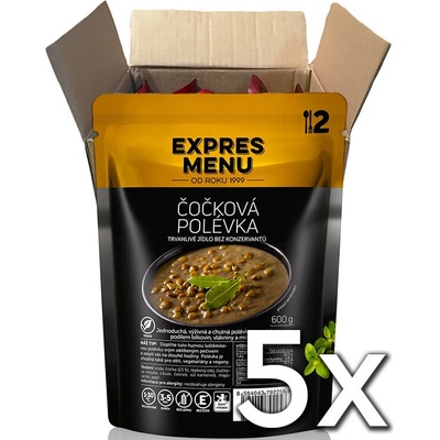 Expres Menu Šošovicová polievka 5 x 600 g