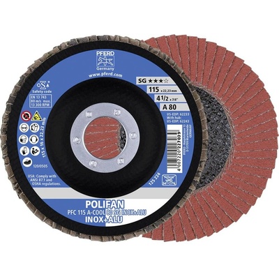 Pferd Vejárovitý brúsny kotúč 115 x 22.23 mm 67758115 10 ks