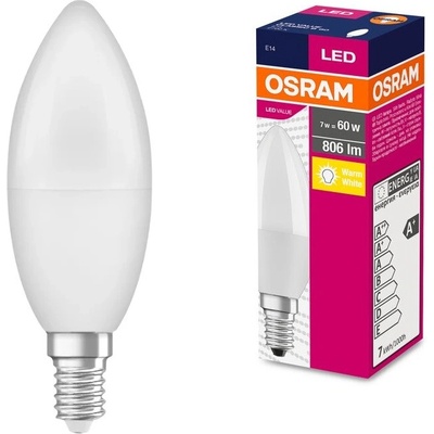 OSRAM LED КРУШКА OSRAM VALUE E14 806lm СВЕЩ 2700K (2024007552)