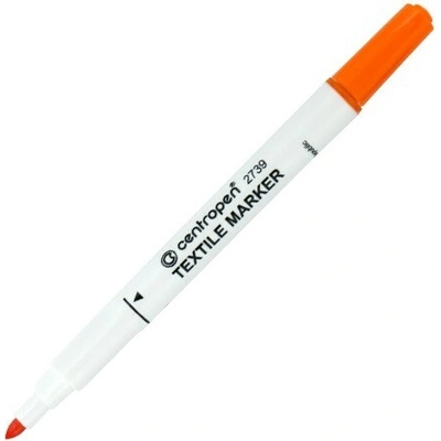 Centropen 2739 popisovač na textil oranžový