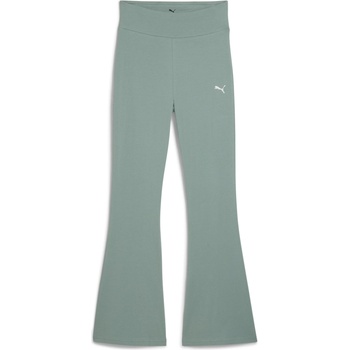 Image 1 of PUMA Дамски клин Puma Ess High-Waist Flared Leggings Trousers Womens - Green Moon