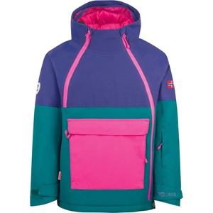 TROLLKIDS Детско ски яке Trollkids Kid's Eikedalen Jacket Ski jacket - Midnight Petrol / Deep Violet / Dark Pink - размер 98 (EU) (703-6158-0312)