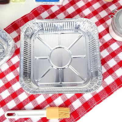 18 х 18 см. алуминиева тава еднократна