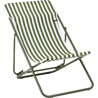 Lafuma Mobilier Къмпинг стол Lafuma mobilier Maxi Transat Airlon + Camping chair - Rayure Moss / Moss - размер One Size (580-2044-0311)