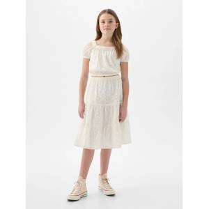 GAP Детска дантелена пола GAP GAP | Byal | Момичешки | 104/110