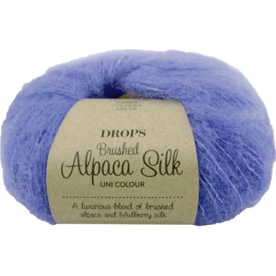 Drops Brushed Alpaca Silk UNI 26 kobaltová modrá