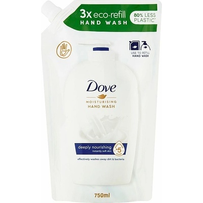 Dove Deeply Nourishing tekuté mydlo náhradná náplň 750 ml