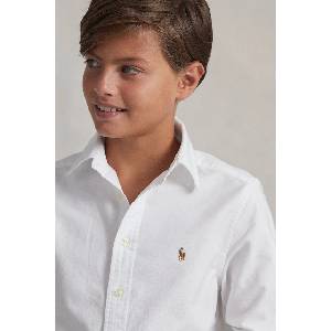 Ralph Lauren Детска памучна риза Polo Ralph Lauren (323677133001)