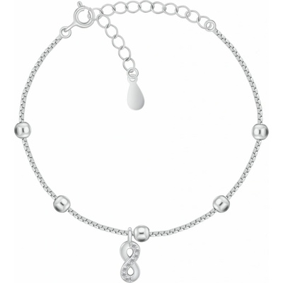 Brilio Silver náramek BRC145W – Zboží Mobilmania