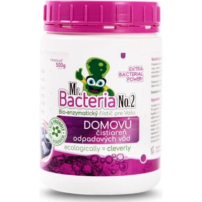 Mr. Bacteria No.2 Baktérie pre Vašu DOMOVÚ ČISTIAREŇ ODPADOVÝCH VÔD 500 g