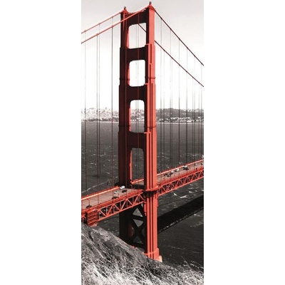 Postershop Fototapeta samolepící: Golden Gate Bridge, rozměry 211x91 cm
